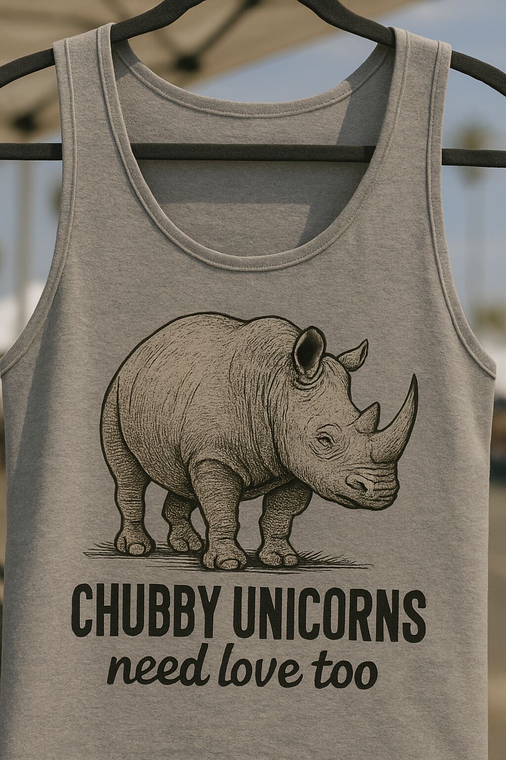 Chubby Unicorn Tank